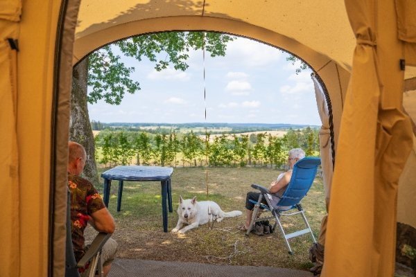 Camping in Ostbelgien mit Panoramablick