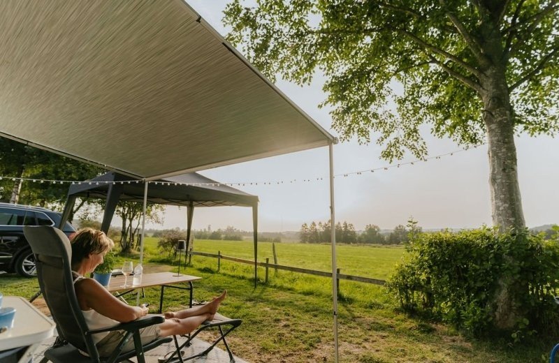 Kampeerplaats 100 m² met uitzicht