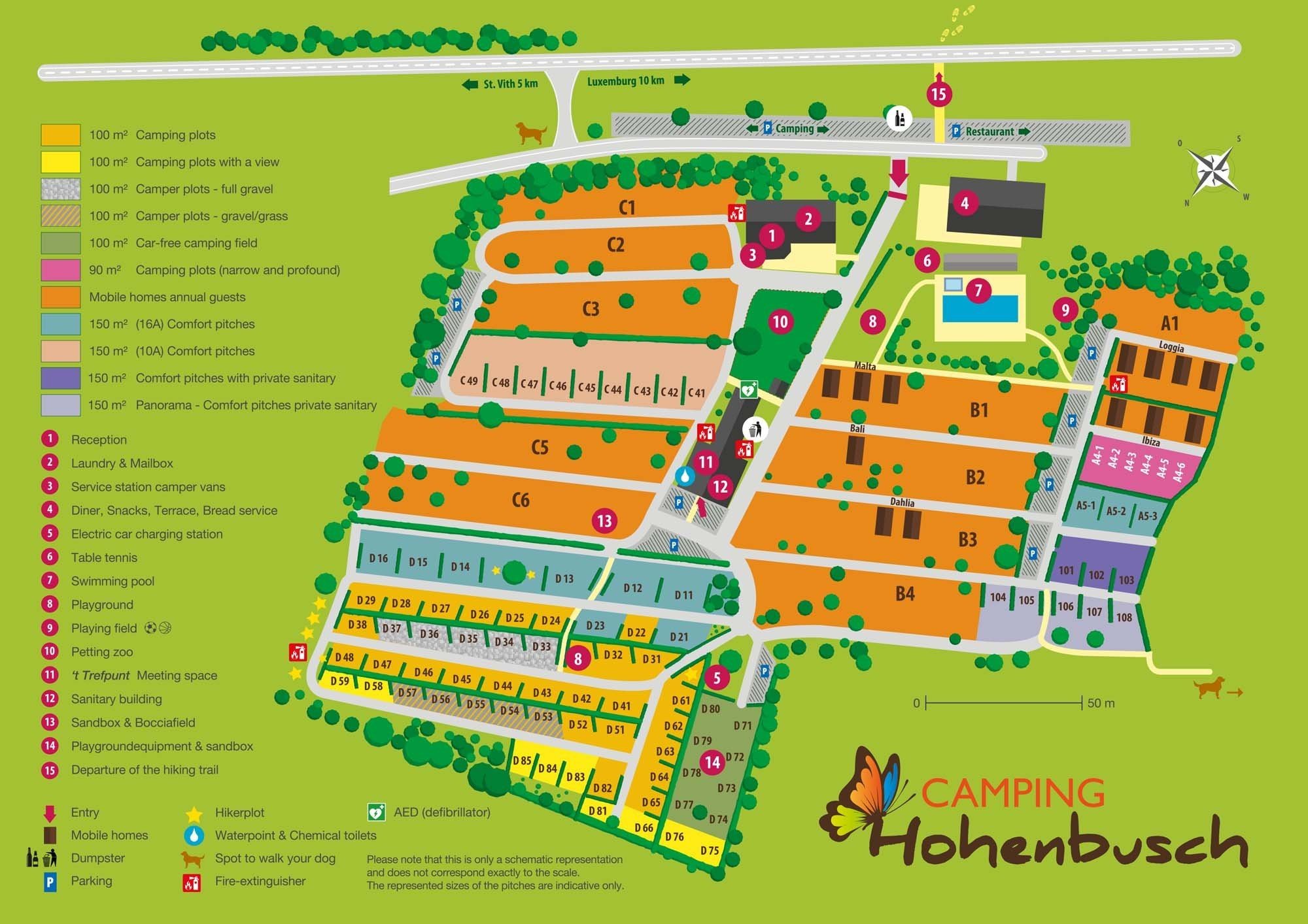 Map Camping Hohenbusch