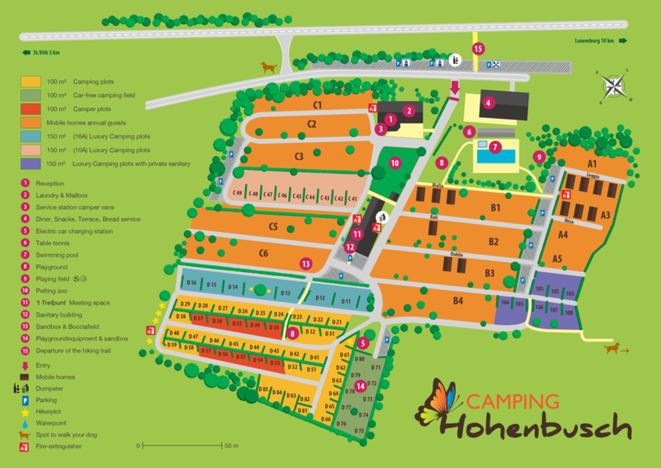 Map Camping Hohenbusch