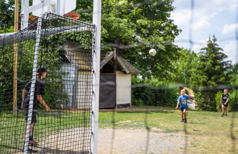 Sporten op de camping